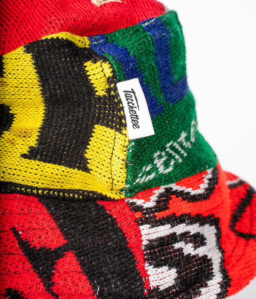 RECUPERO II, 18di25 Pre-loved scarves custom bucket hat