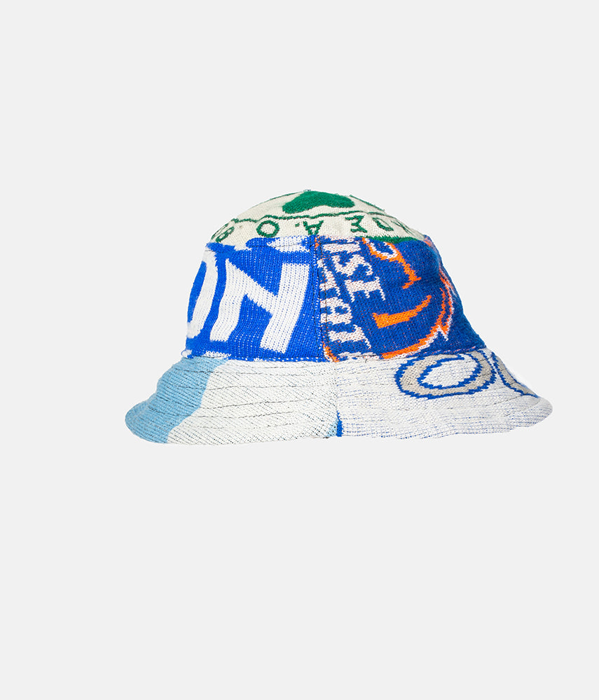 RECUPERO II, 17di25 Pre-loved scarves custom bucket hat