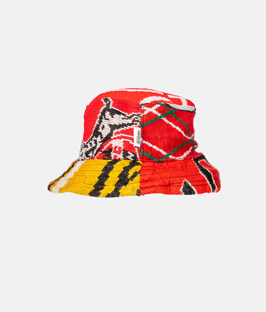 <tc>RECUPERO II, 19of25 Pre-loved scarves custom bucket hat</tc>