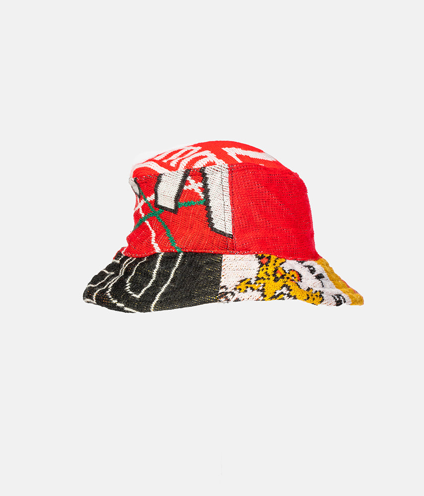 RECUPERO II, 19di25 Pre-loved scarves custom bucket hat