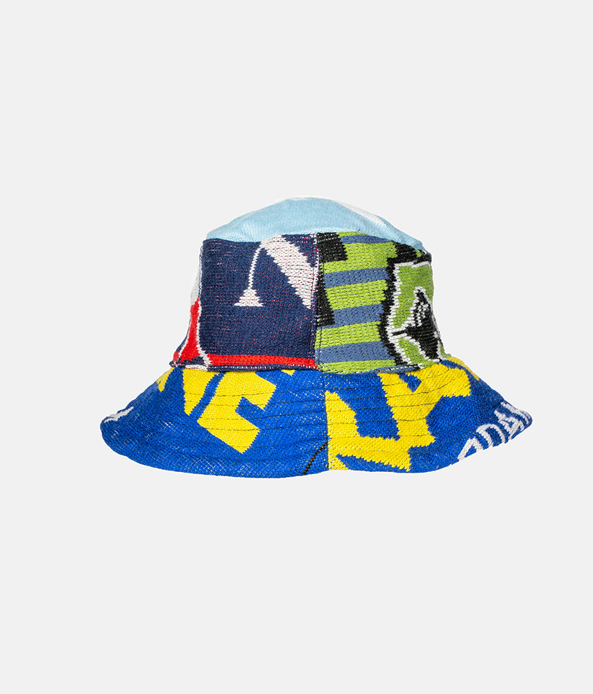 <tc>RECUPERO II, 22of25 Pre-loved scarves custom bucket hat</tc>
