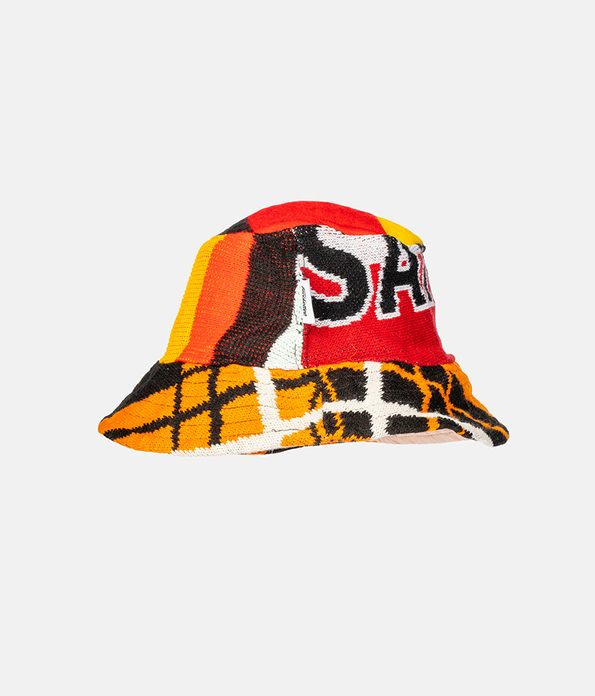 <tc>RECUPERO II, 24of25 Pre-loved scarves custom bucket hat</tc>