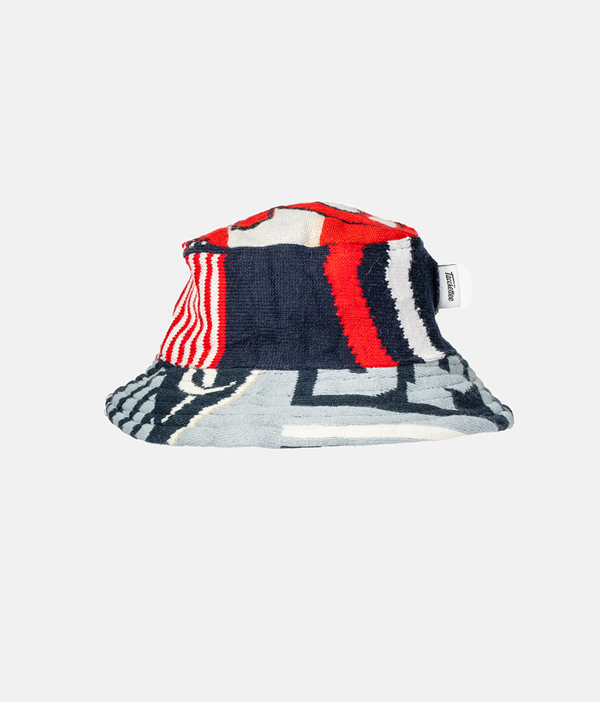 <tc>RECUPERO II, 23of25 Pre-loved scarves custom bucket hat</tc>