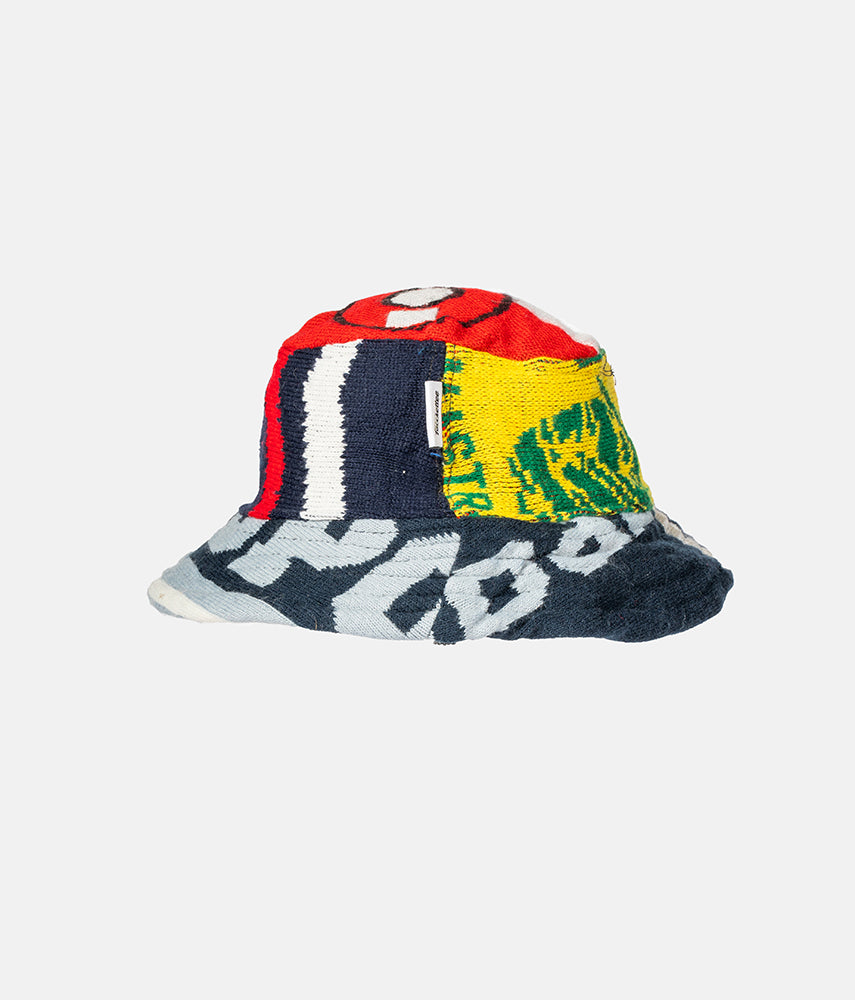 RECUPERO II, 23di25 Pre-loved scarves custom bucket hat