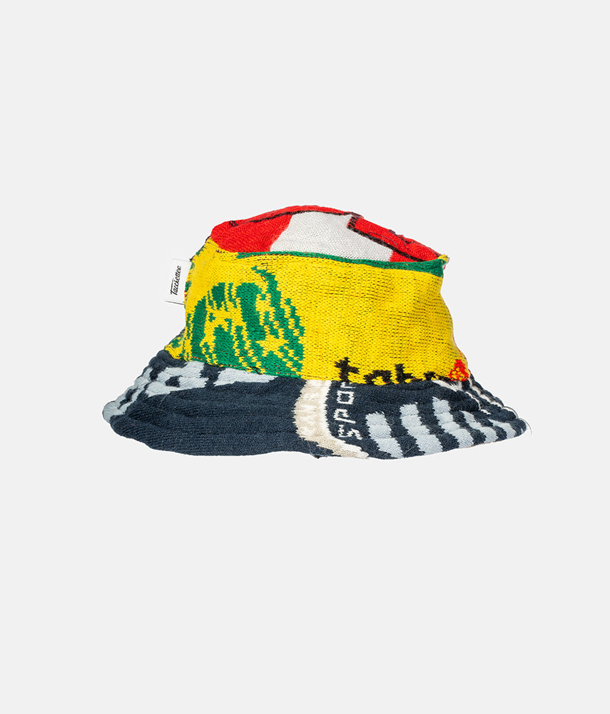 RECUPERO II, 23di25 Pre-loved scarves custom bucket hat