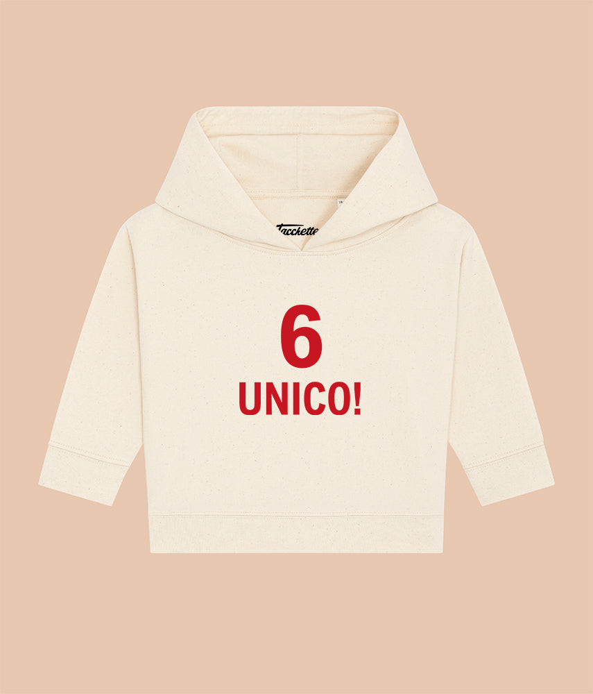 6 UNICO! Baby Felpa Cappuccio