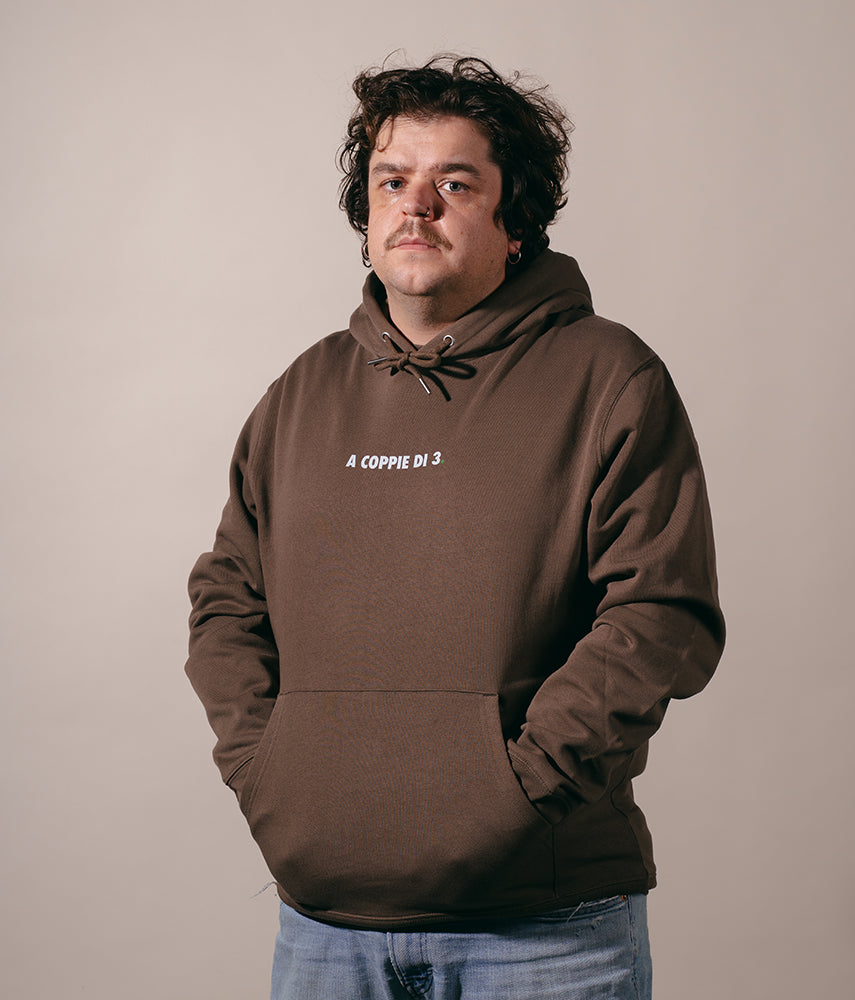 A COPPIE DI 3. Felpa cappuccio