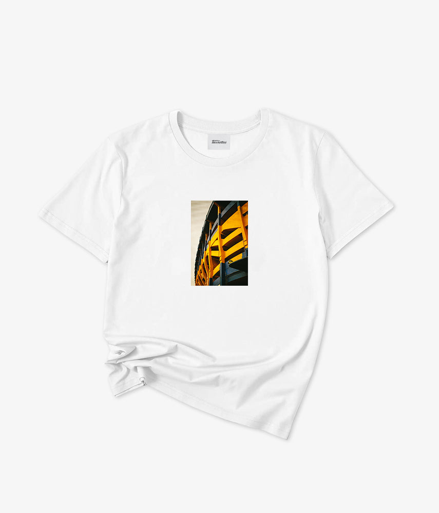 AZUL Y ORO - T-shirt stampata