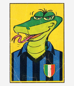 BISCIONE FIGURINA T-shirt stampata