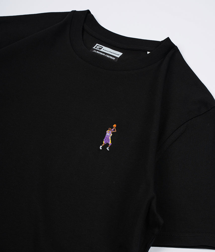 BLACK MAMBA T-shirt ricamata
