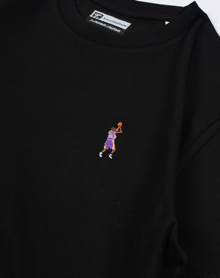 BLACK MAMBA T-shirt ricamata