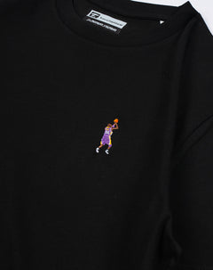 BLACK MAMBA T-shirt ricamata