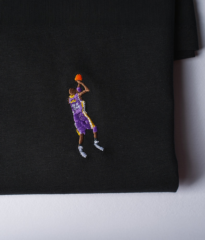 BLACK MAMBA T-shirt ricamata
