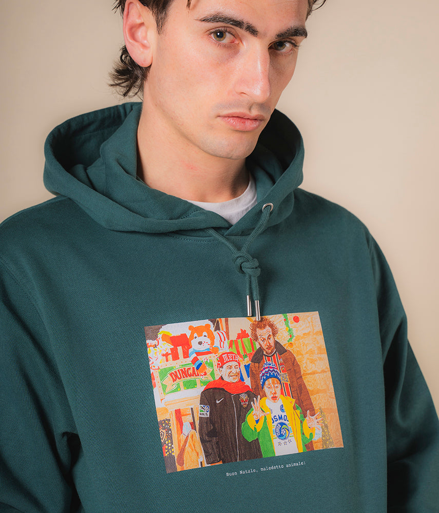 BUON NATALE, MALEDETTO ANIMALE! Felpa cappuccio