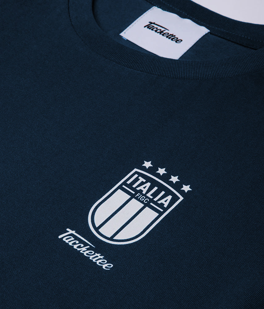 BLU MARINA Italia FIGC T-shirt