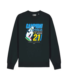 CAMPIONI D'ITALIA 2025/2026 Felpa girocollo