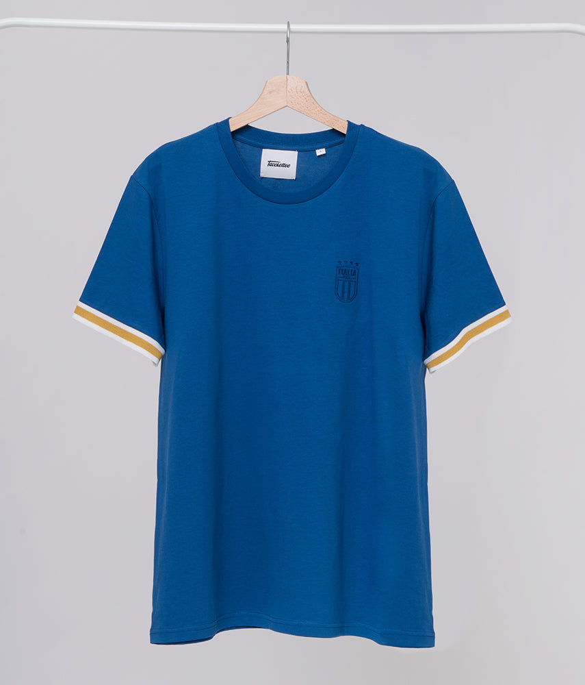 1996 HOME Tacchettee x Italia FIGC T-shirt cap'n'sew