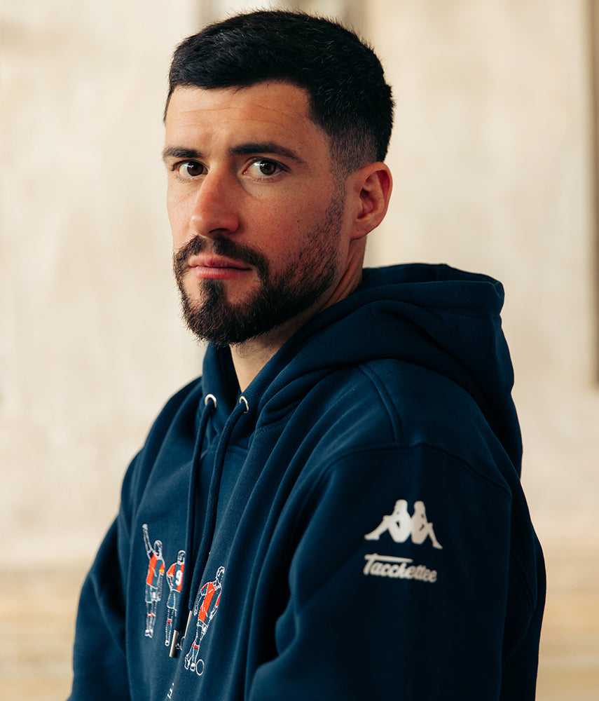 90'S LEGENDS Felpa cappuccio Genoa x Kappa x Tacchettee