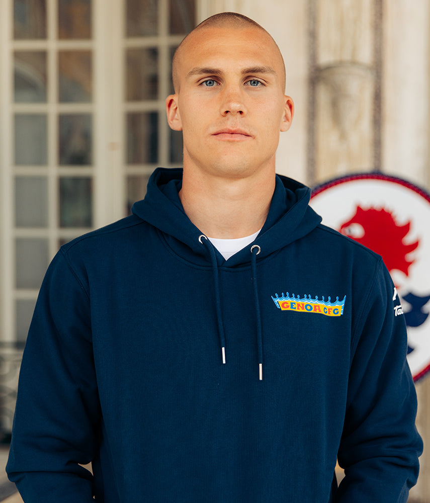 GENOA CFC Felpa cappuccio Genoa x Kappa x Tacchettee