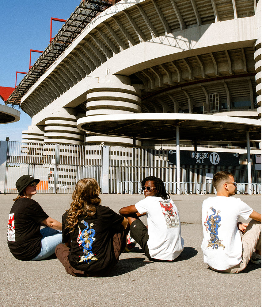 IL DIAVOLO Supporters T-shirt stampata