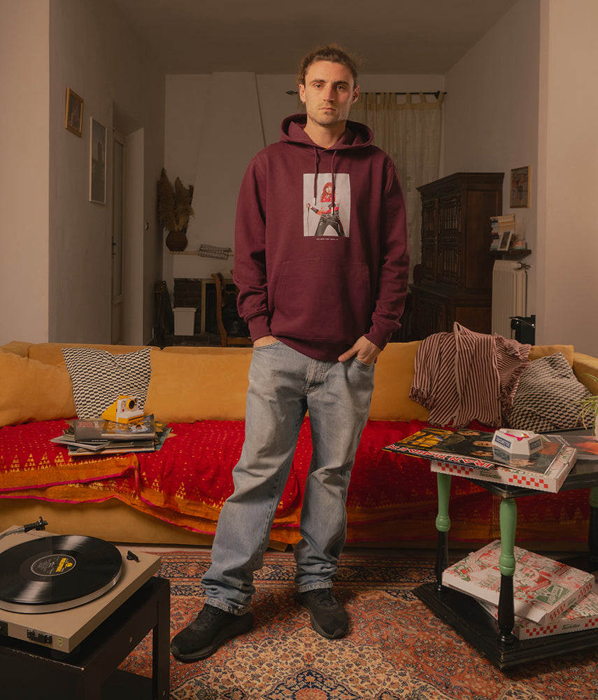 IRONS Felpa Cappuccio