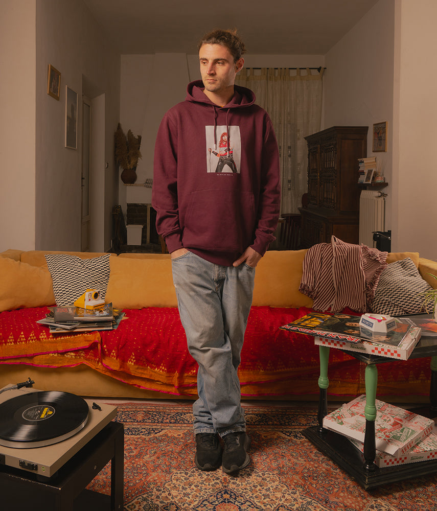 IRONS Felpa Cappuccio