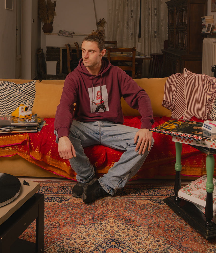 IRONS Felpa Cappuccio