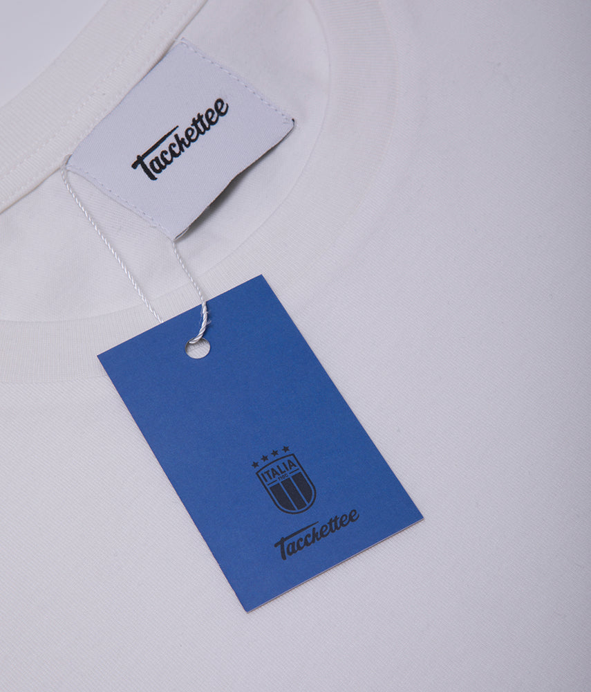 OFF WHITE Tacchettee x Italia FIGC T-shirt stampata