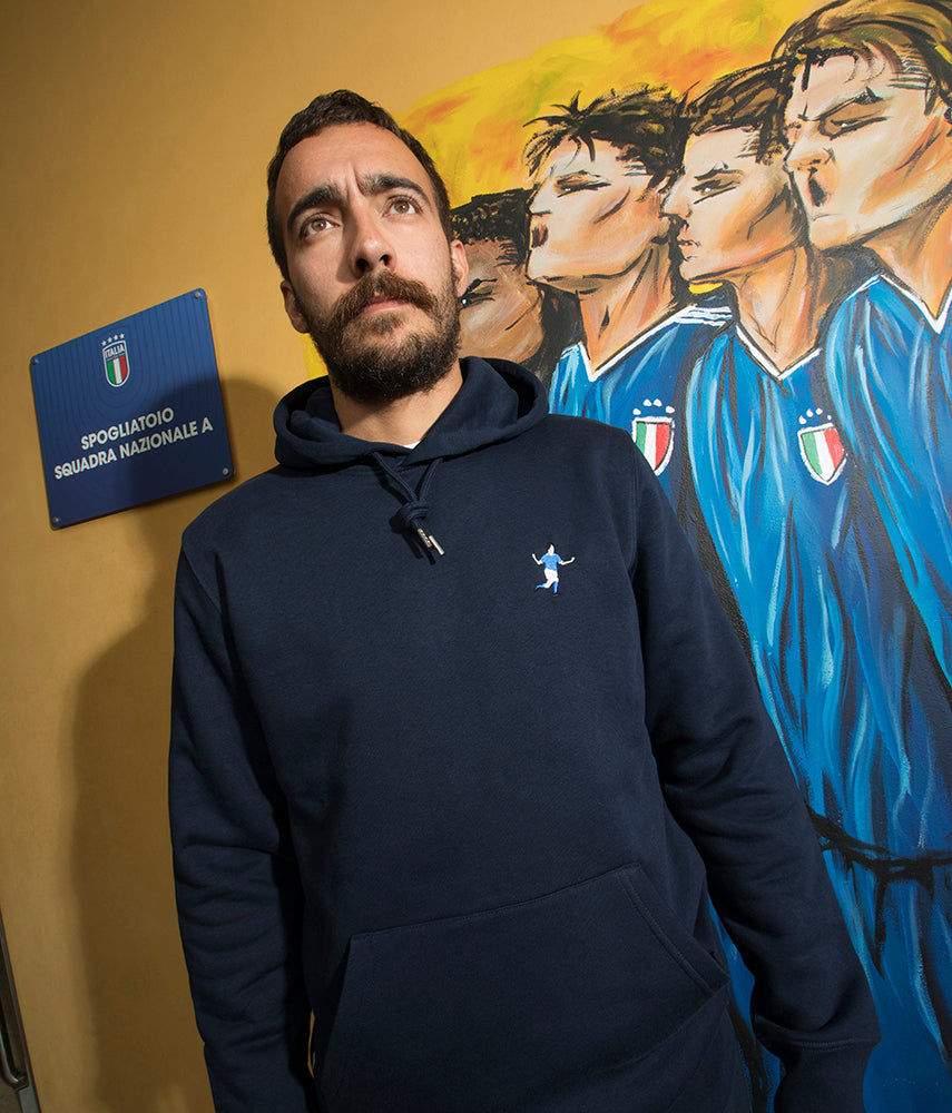 L'URLO Italia FIGC Felpa cappuccio