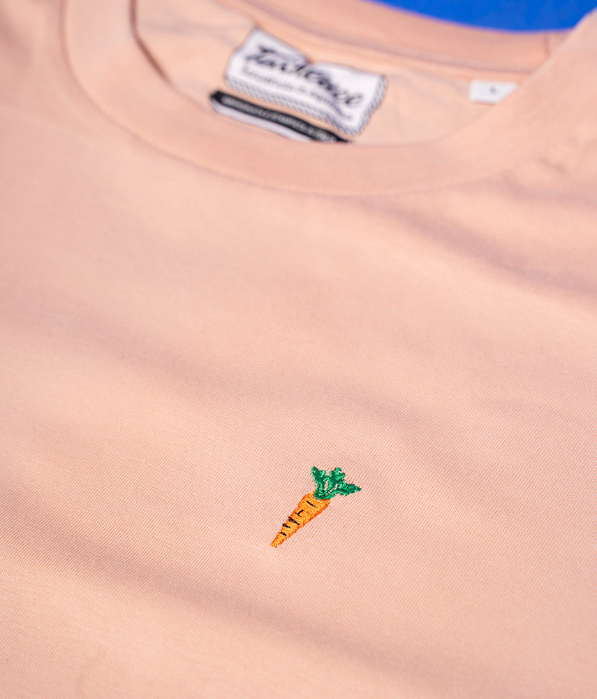 LA CAROTA T-shirt ricamata