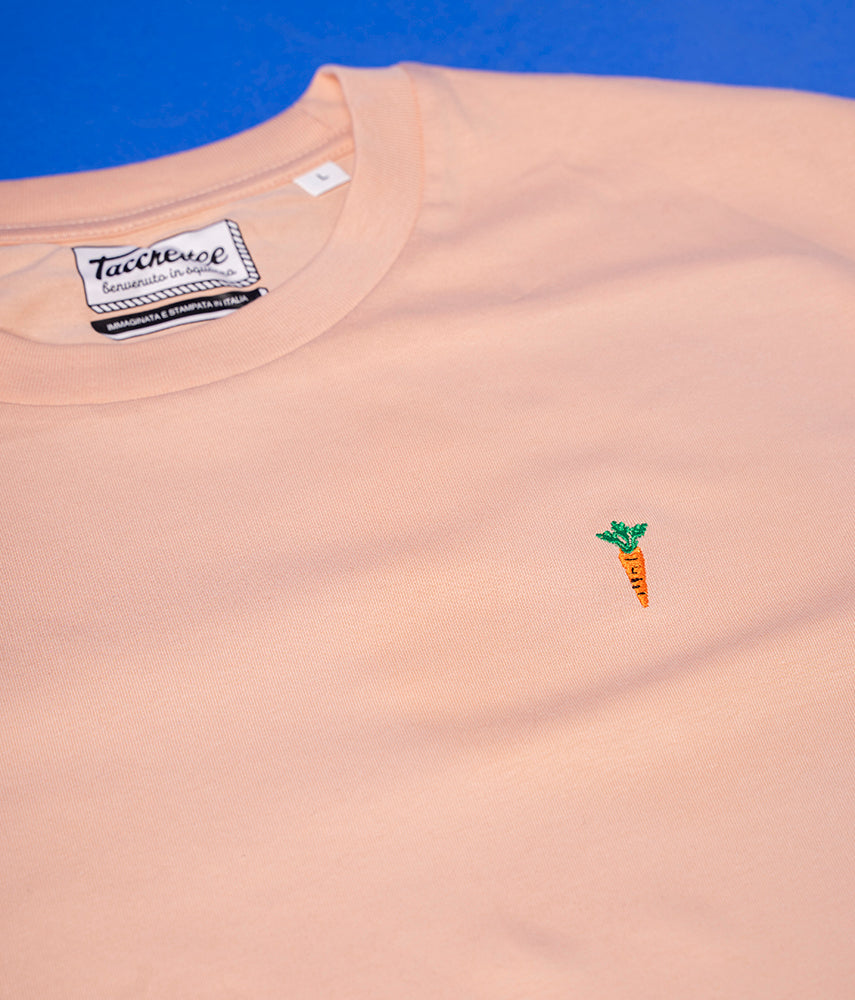 LA CAROTA Felpa cappuccio ricamata