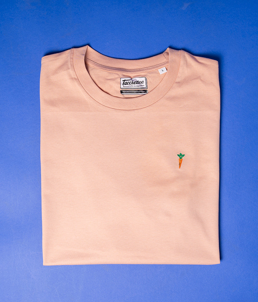 LA CAROTA T-shirt ricamata