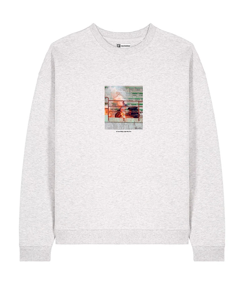LIGHT MY FIRE Felpa girocollo oversize