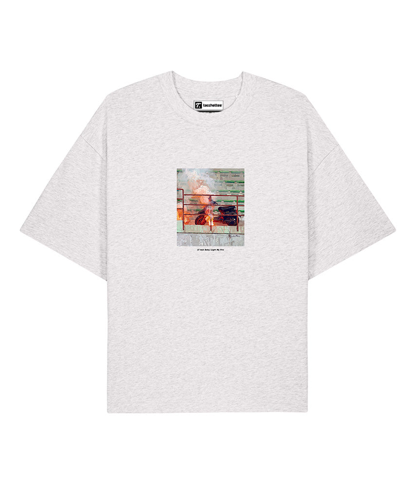 LIGHT MY FIRE T-shirt Boxy Fit Heavyweight