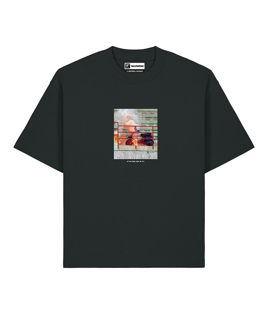 LIGHT MY FIRE T-shirt Boxy Fit Heavyweight