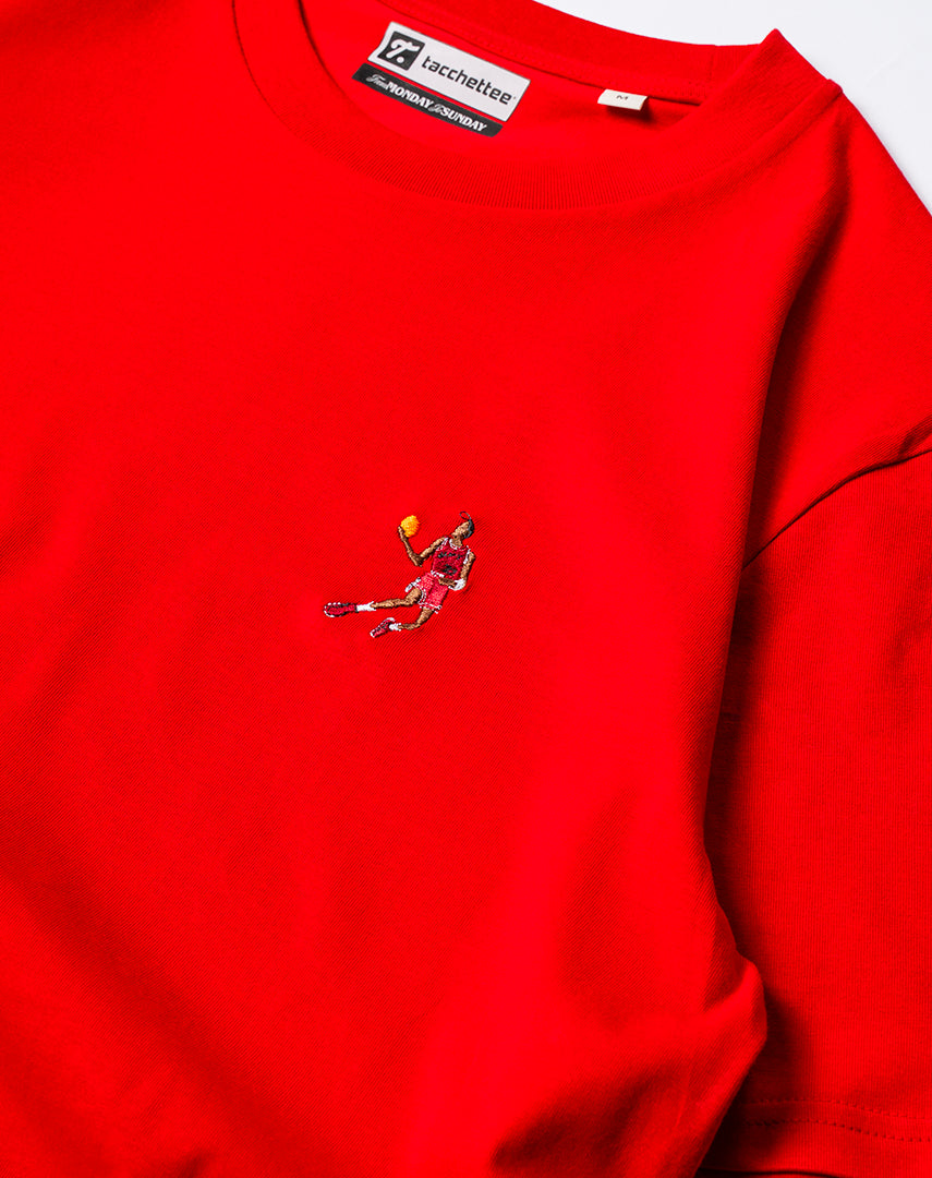 MJ T-shirt ricamata