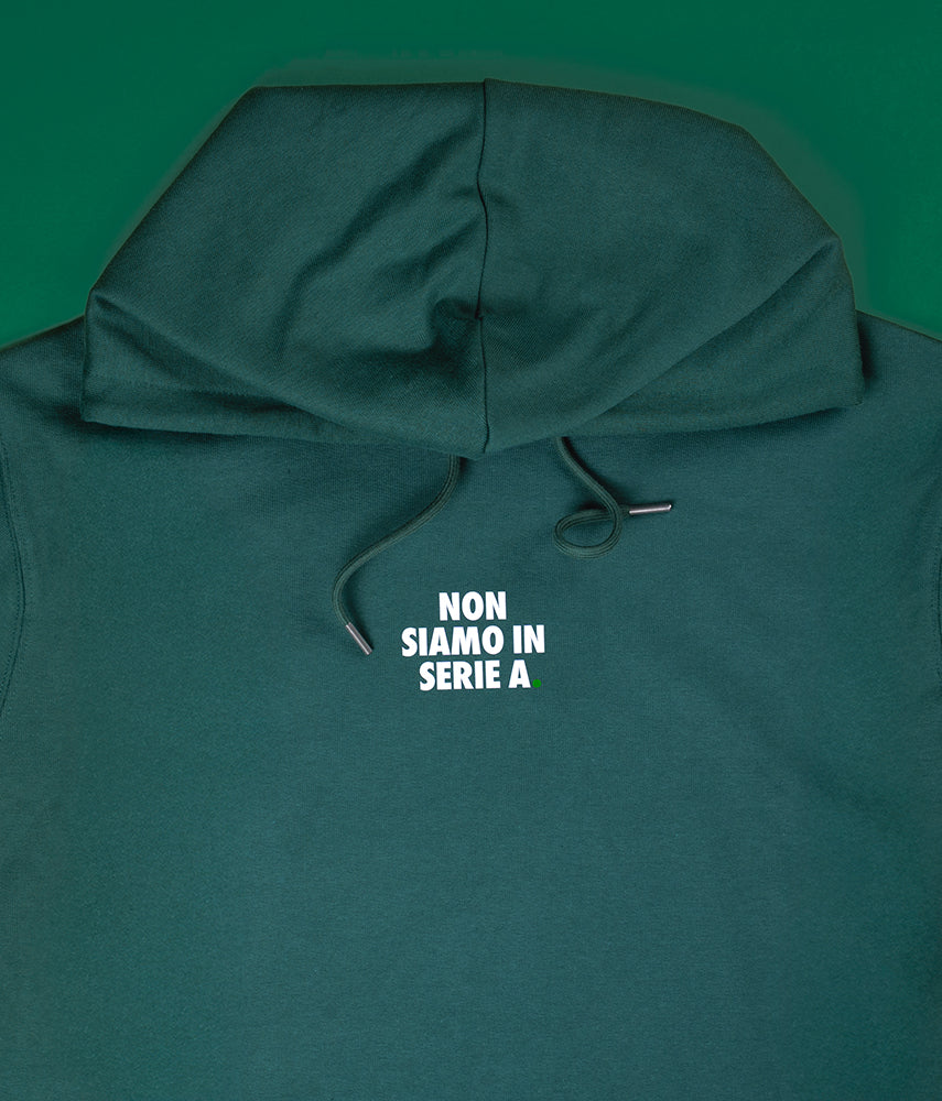 NON SIAMO IN SERIE A. Felpa cappuccio