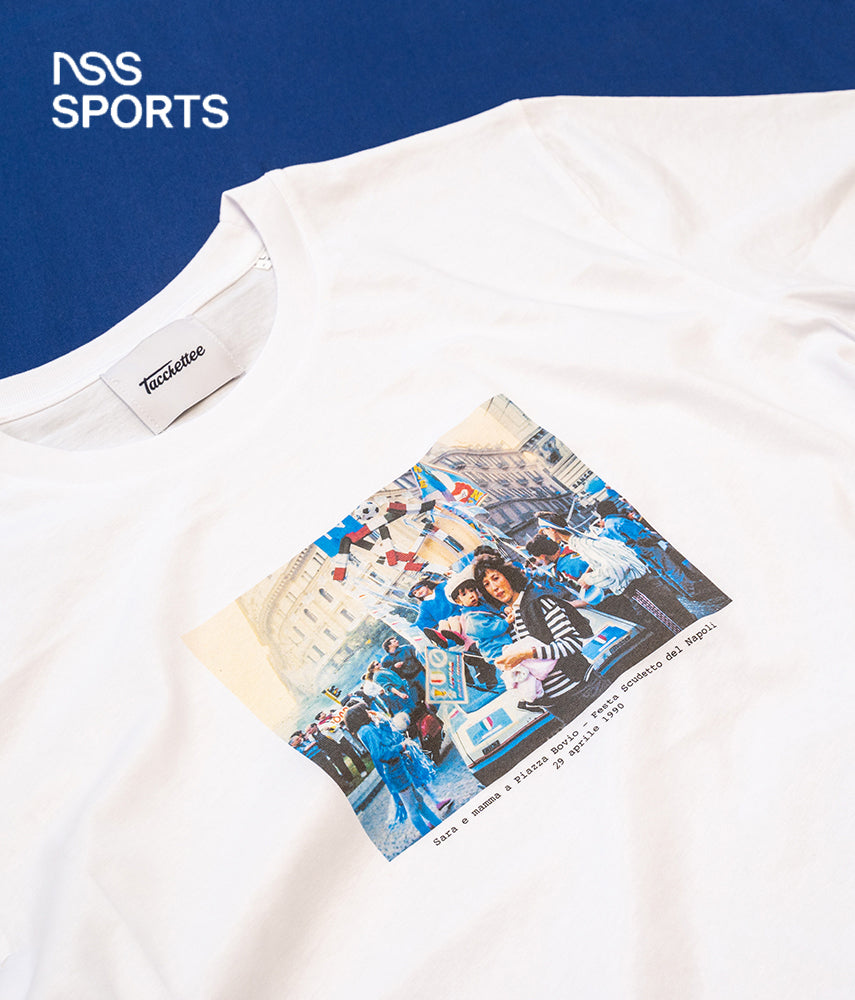 NSS Sports X Tacchettee 29 Aprile 1990 T-shirt stampata