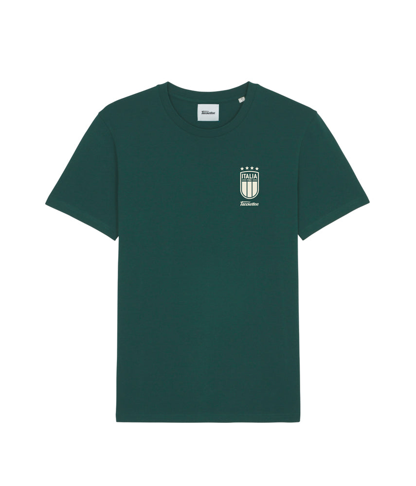 VERDE 1954 Tacchettee x Italia FIGC T-shirt stampata