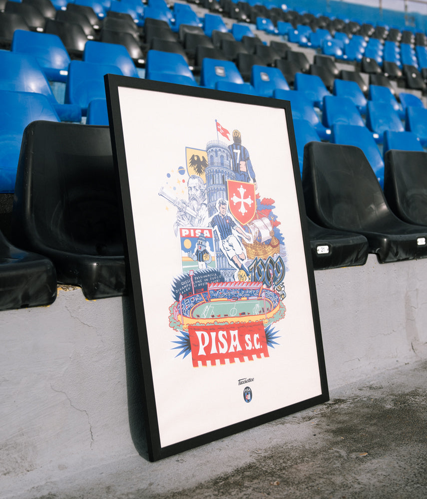 PISANA IDENTITY Tacchettee x Pisa SC Poster 50x70cm