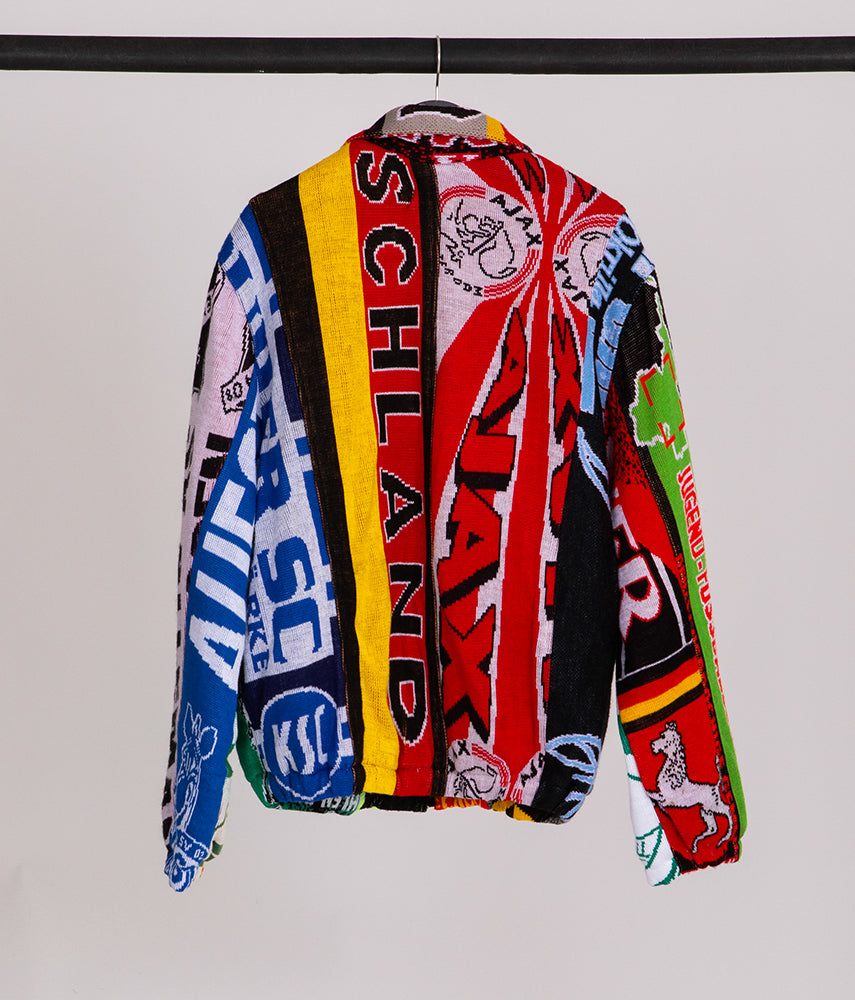 RECOVERY 3di20 Pre-loved scarves custom jacket