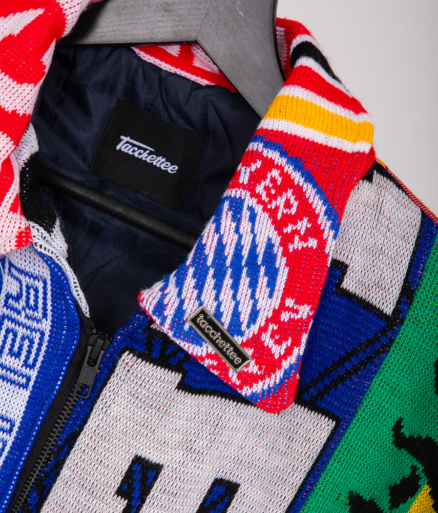 RECOVERY 10of20 Pre-loved scarves custom jacket