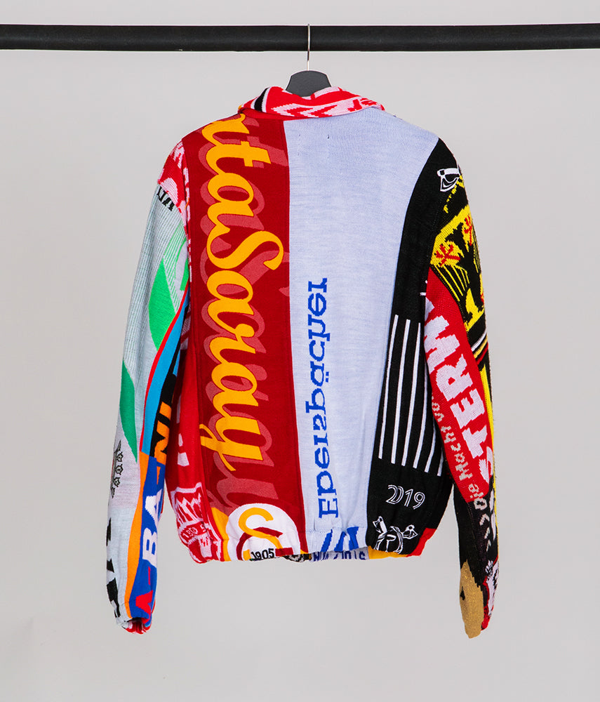 RECOVERY 10of20 Pre-loved scarves custom jacket