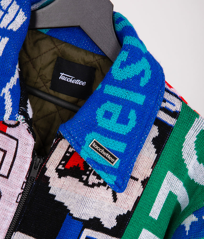 RECOVERY 13di20 Pre-loved scarves custom jacket