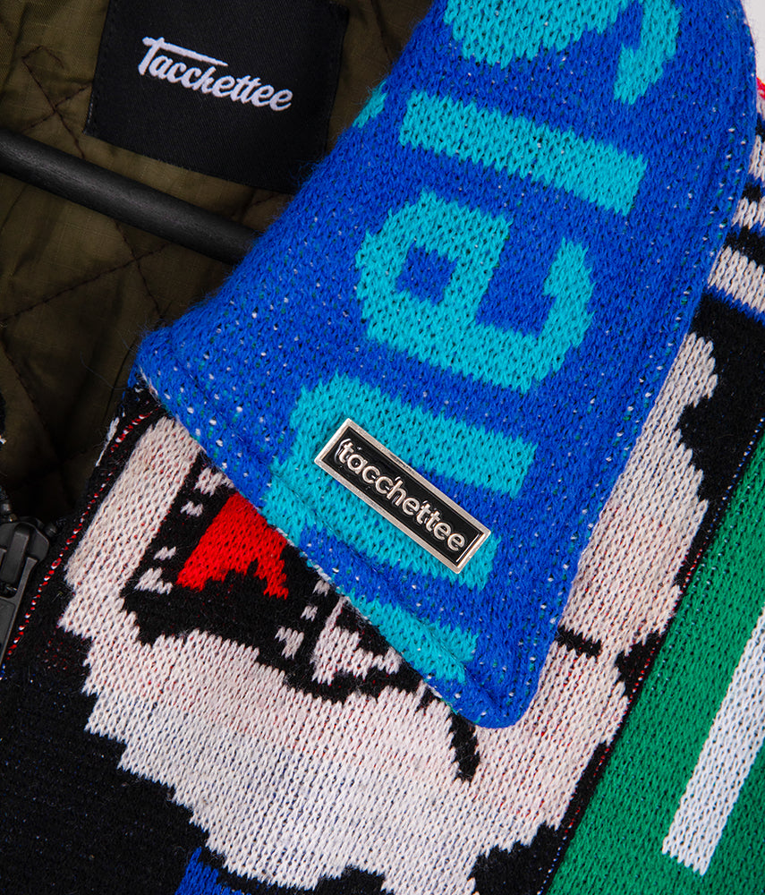 RECOVERY 13di20 Pre-loved scarves custom jacket
