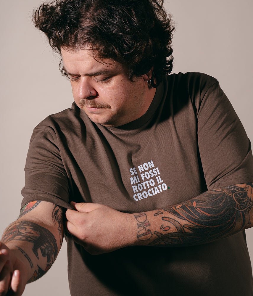 SE NON MI FOSSI ROTTO IL CROCIATO. T-shirt