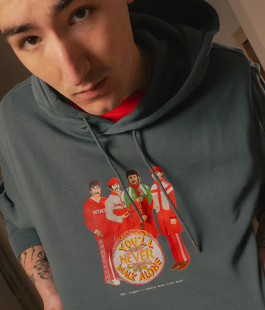 SGT. PEPPER'S LONELY REDS CLUB BAND Felpa Cappuccio
