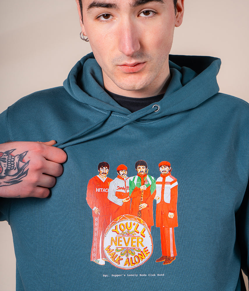 SGT. PEPPER'S LONELY REDS CLUB BAND Felpa Cappuccio