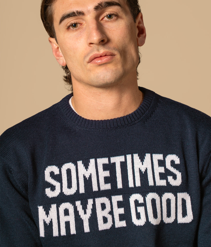 SOMETIMES MAYBE GOOD FIGC Italia x Tacchettee Maglieria jaquard