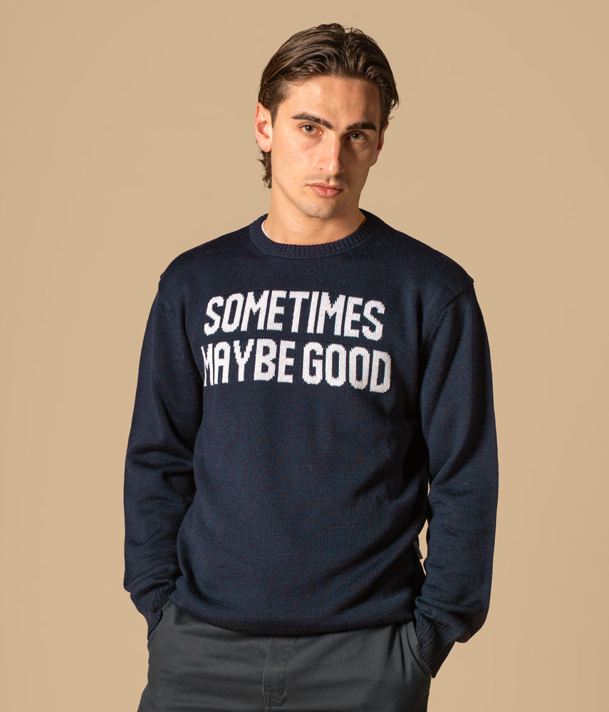 SOMETIMES MAYBE GOOD FIGC Italia x Tacchettee Maglieria jaquard